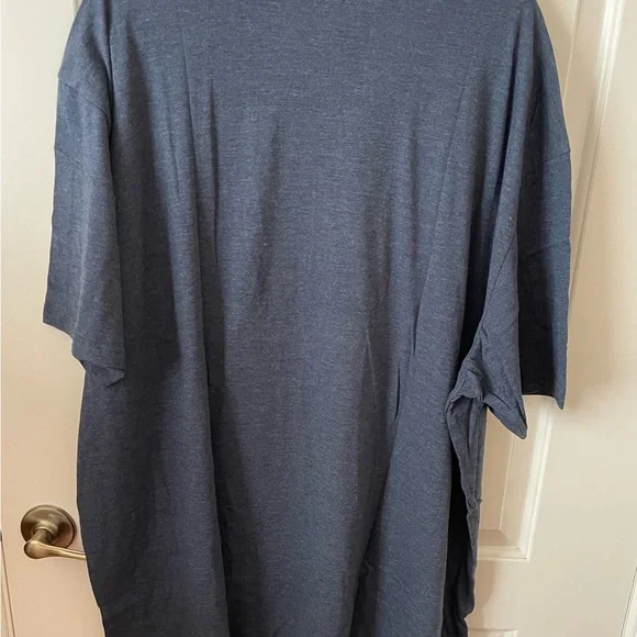 Fresh Clean Treads Men's Charcoal Short Sleeve Tee v neck 4X-Large - Picture 3 of 6